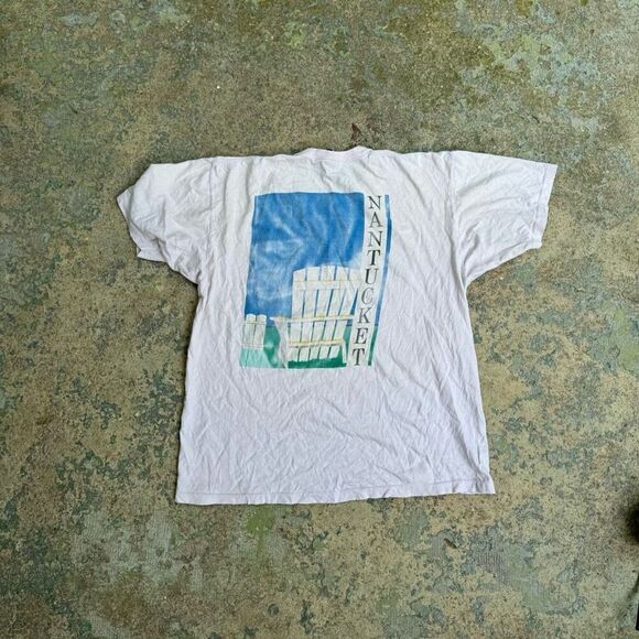 80’s Authentic Forenza Nantuckeet Single Stitch Vintage Shirt - Picture 5 of 5